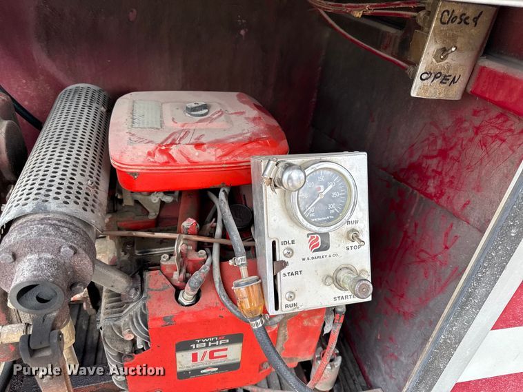 image for item DZ4299 1987 White quint fire truck