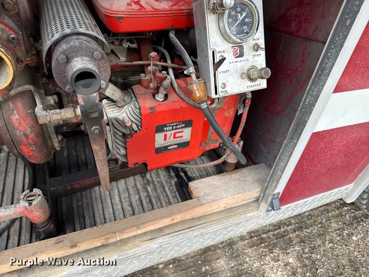 image for item DZ4299 1987 White quint fire truck