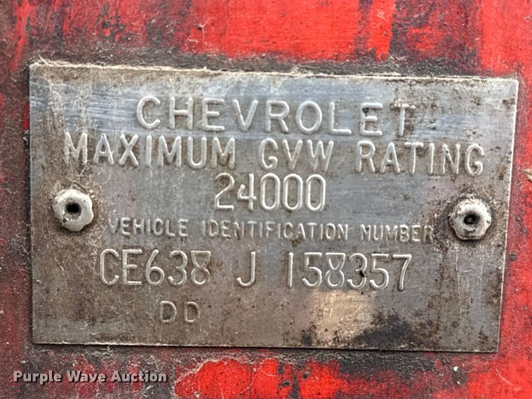 image for item DZ5018 1968 Chevrolet 60 oil distributor truck