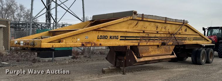 image for item EA2225 1988 Load King  1827 bottom dump trailer