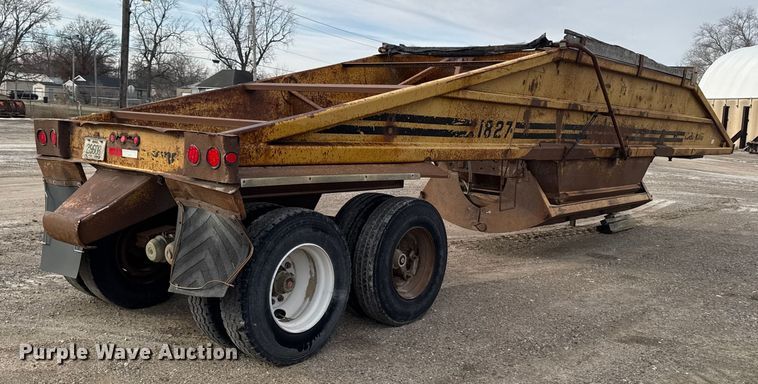 image for item EA2225 1988 Load King  1827 bottom dump trailer