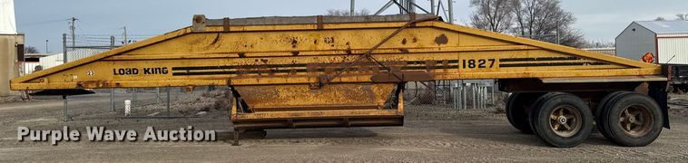 image for item EA2225 1988 Load King  1827 bottom dump trailer