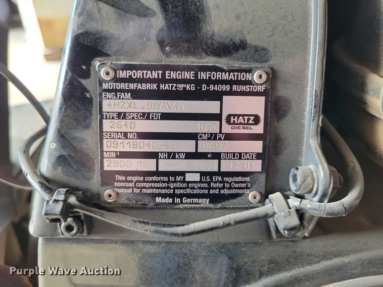 image for item EA2845 2005 Etnyre M4987 pothole patcher