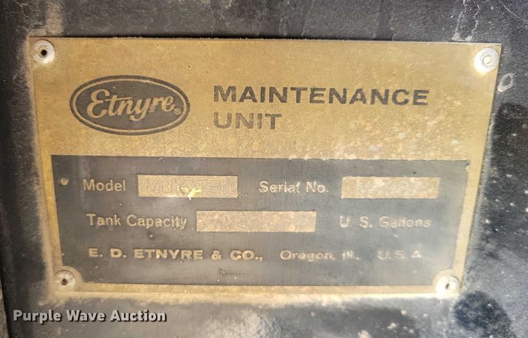 image for item EA2845 2005 Etnyre M4987 pothole patcher