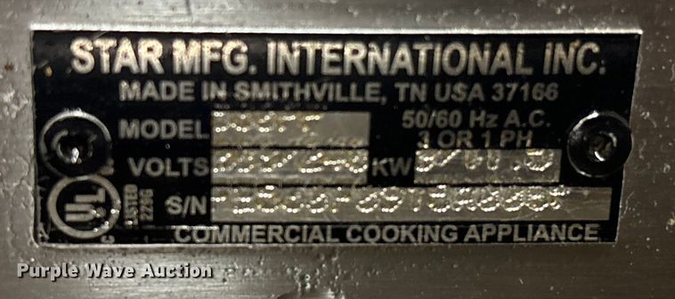 image for item EI5705 Star MFG 530ff fryer