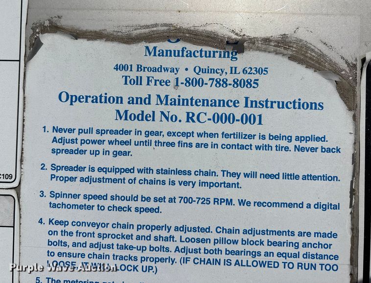 image for item EJ7799 Doyle RC-000-001 spreader