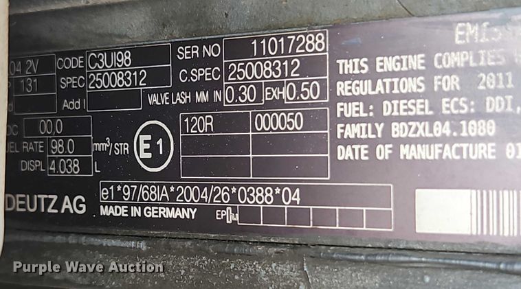image for item EO4994 2012 International 7400 sewer jetter truck