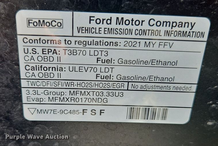 image for item EO7010 2021 Ford Explorer Police Interceptor SUV