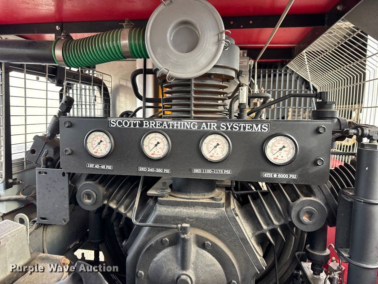 image for item ER0375 2008 Scott Health & Safety SCBA fill trailer