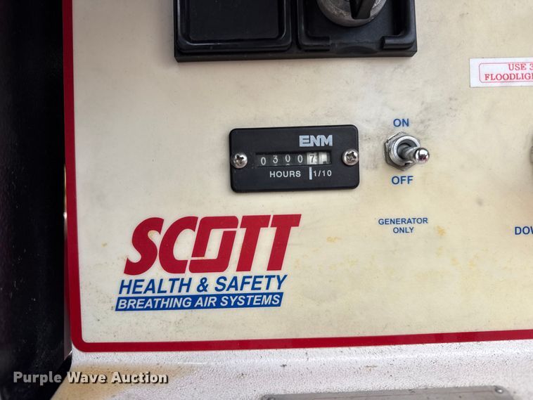 image for item ER0375 2008 Scott Health & Safety SCBA fill trailer