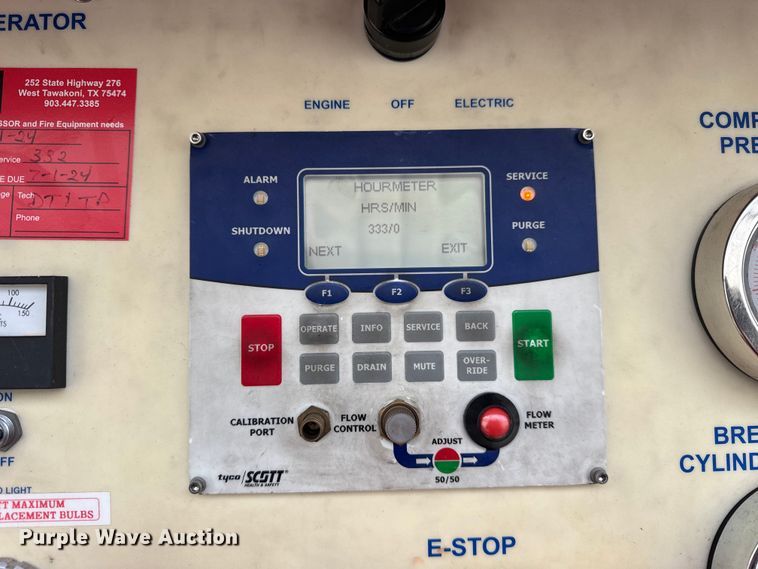 image for item ER0375 2008 Scott Health & Safety SCBA fill trailer