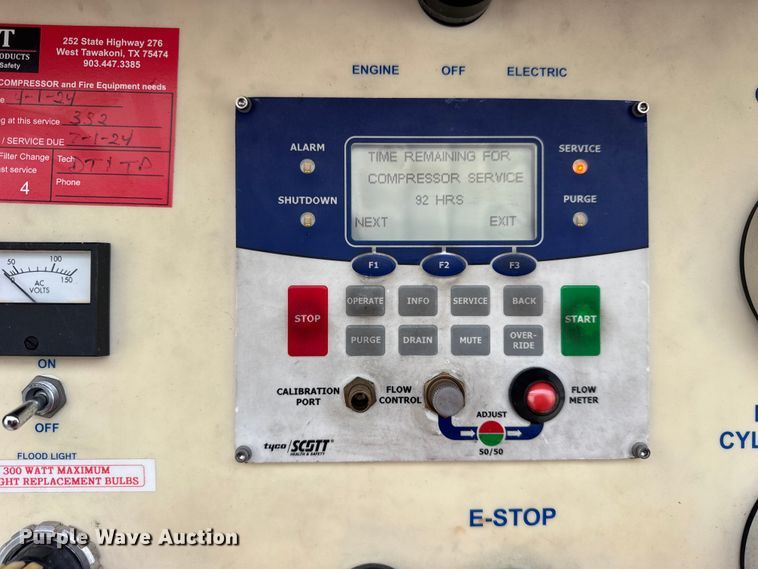 image for item ER0375 2008 Scott Health & Safety SCBA fill trailer