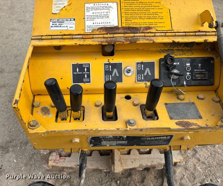 image for item ER0418 2003 Rammax P33/24 HHMR trench compactor