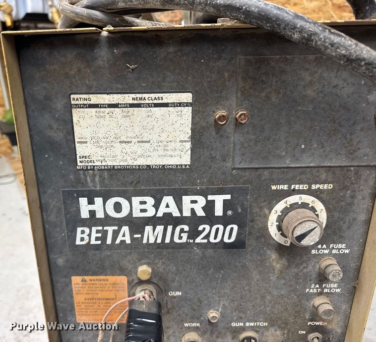 image for item ER0423 Hobart Beta Mig 200 welder