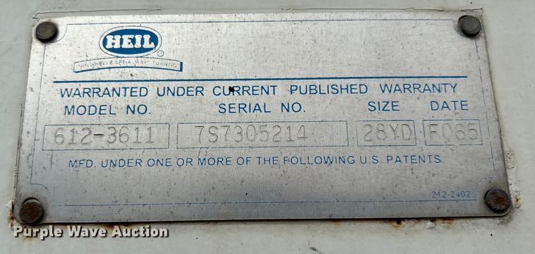 image for item ES8576 2015 Autocar Xpeditor refuse truck