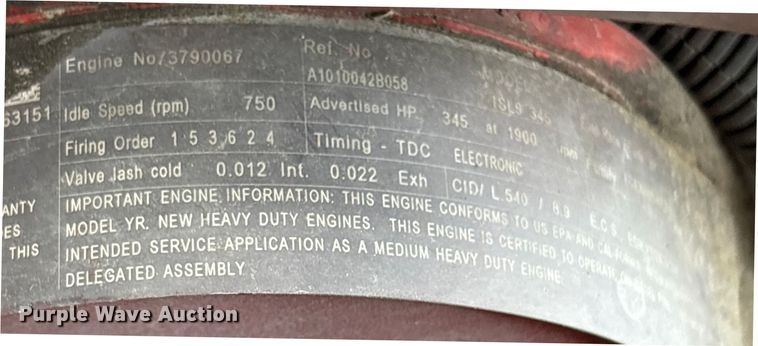 image for item ES8576 2015 Autocar Xpeditor refuse truck