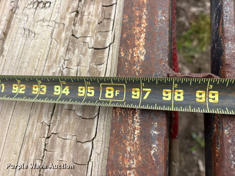 image for item ES8577 1997 Brown flatbed trailer