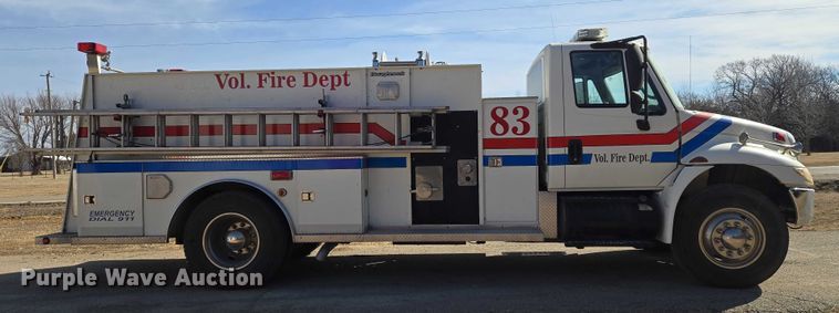 image for item ET1279 2002 International MA035 pumper fire truck