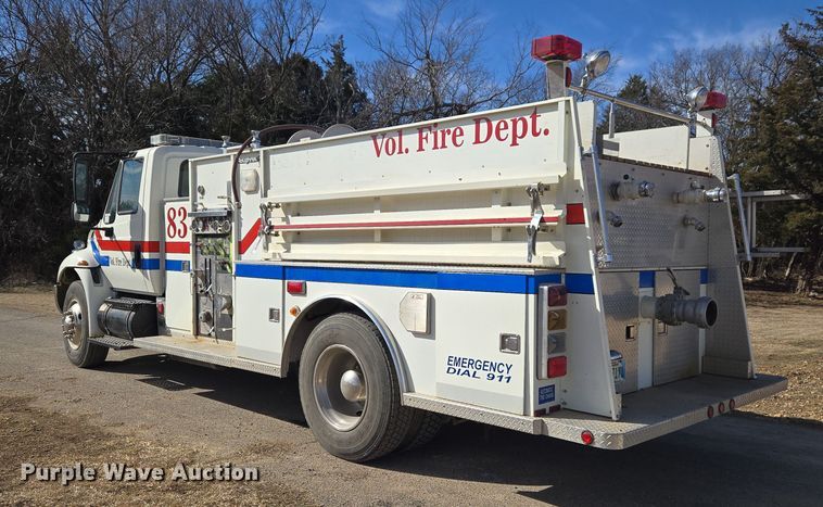 image for item ET1279 2002 International MA035 pumper fire truck