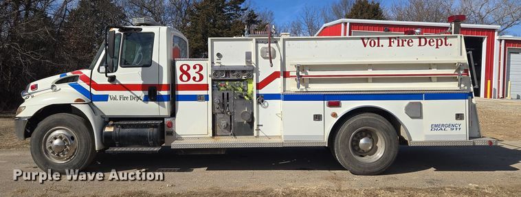 image for item ET1279 2002 International MA035 pumper fire truck