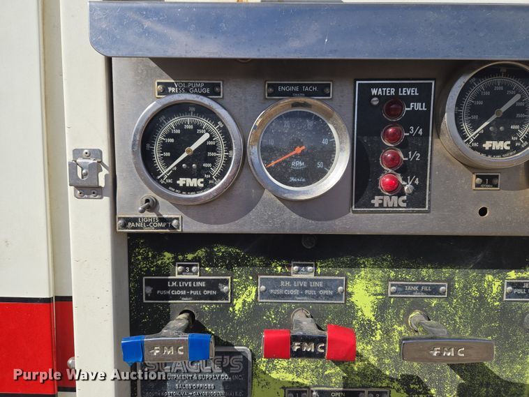 image for item ET1279 2002 International MA035 pumper fire truck