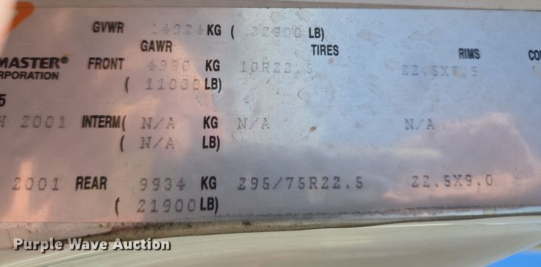 image for item ET1279 2002 International MA035 pumper fire truck