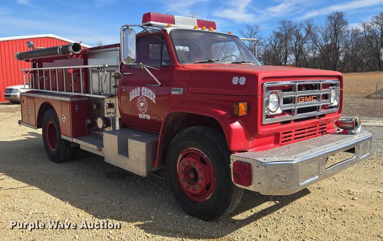 image for item ET1280 1978 GMC 6500 fire truck