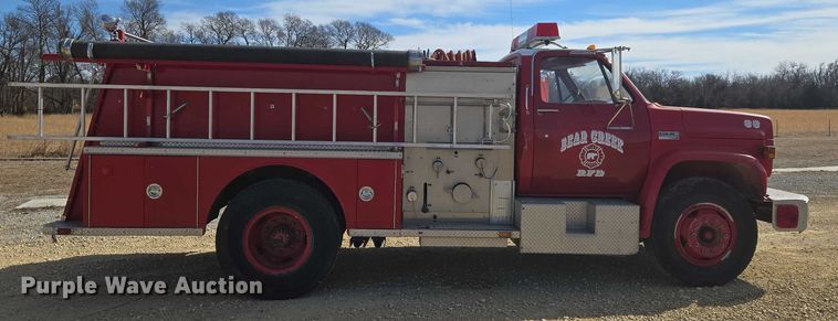 image for item ET1280 1978 GMC 6500 fire truck