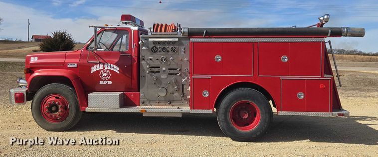 image for item ET1280 1978 GMC 6500 fire truck