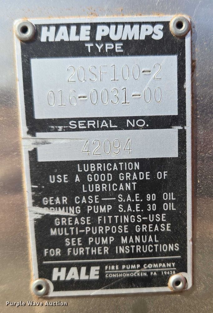 image for item ET1280 1978 GMC 6500 fire truck