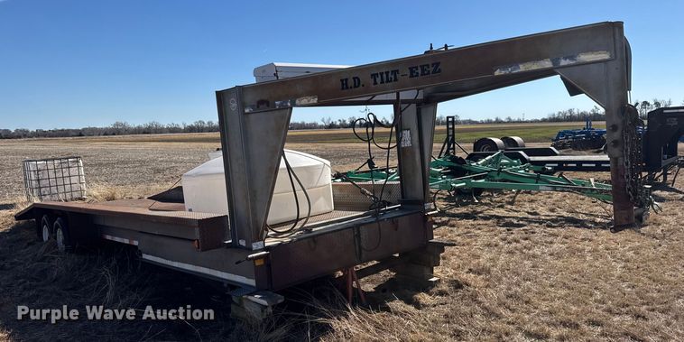 image for item ET1502 1999 Trailmann Tilt-eez tilt deck equipment trailer