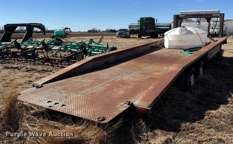 image for item ET1502 1999 Trailmann Tilt-eez tilt deck equipment trailer