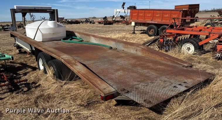 image for item ET1502 1999 Trailmann Tilt-eez tilt deck equipment trailer