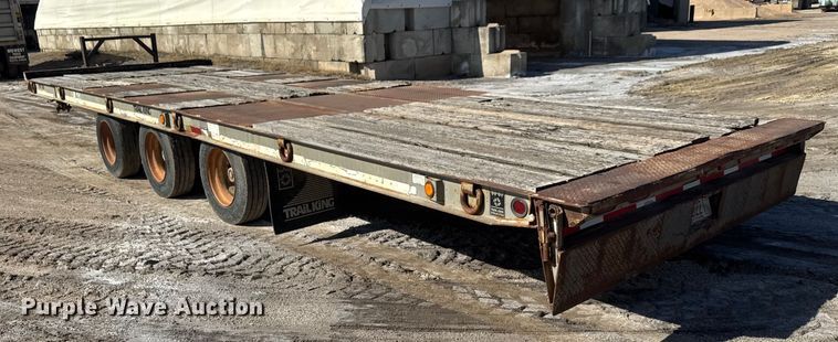 image for item ET1542 2005 Trail King TKT50 tilt deck equipment trailer