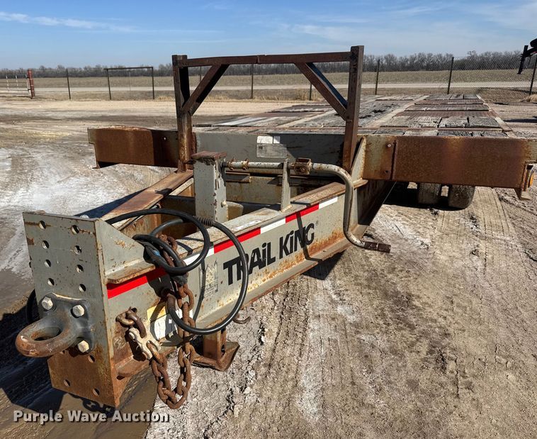 image for item ET1542 2005 Trail King TKT50 tilt deck equipment trailer