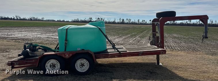 image for item ET1549 1977 Shop built equipment trailer