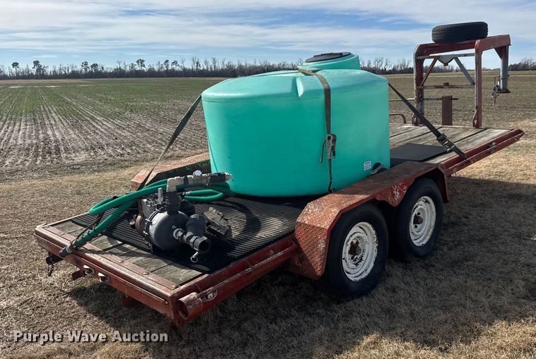 image for item ET1549 1977 Shop built equipment trailer