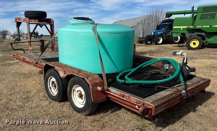image for item ET1549 1977 Shop built equipment trailer