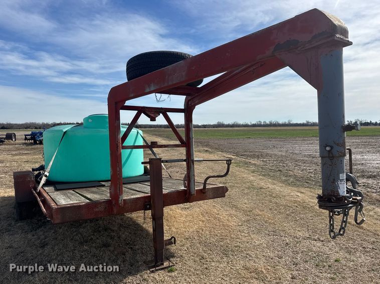 image for item ET1549 1977 Shop built equipment trailer