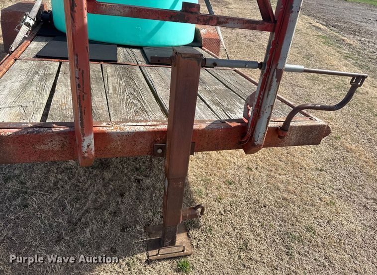 image for item ET1549 1977 Shop built equipment trailer