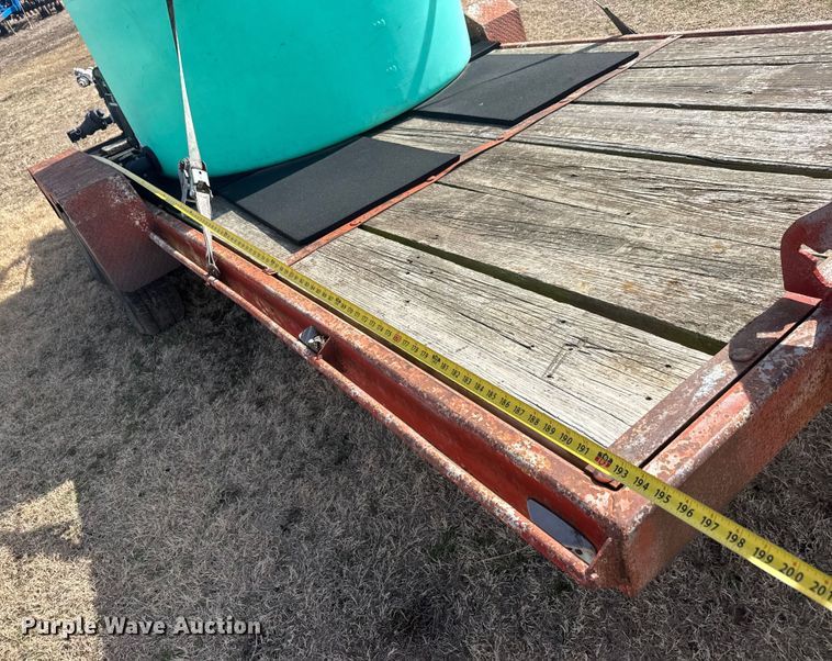 image for item ET1549 1977 Shop built equipment trailer