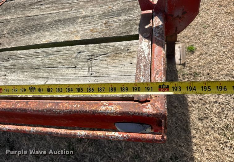 image for item ET1549 1977 Shop built equipment trailer