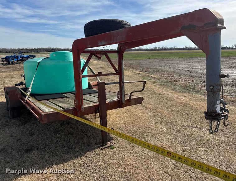 image for item ET1549 1977 Shop built equipment trailer