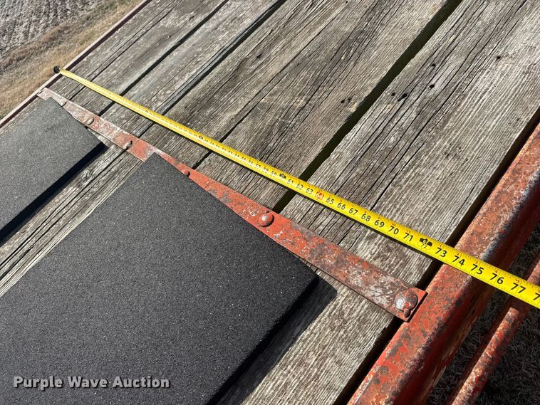 image for item ET1549 1977 Shop built equipment trailer