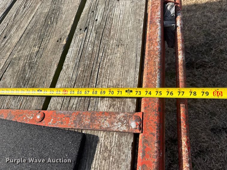 image for item ET1549 1977 Shop built equipment trailer