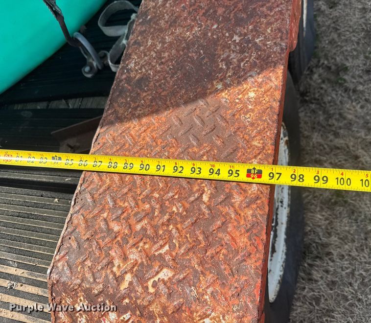 image for item ET1549 1977 Shop built equipment trailer