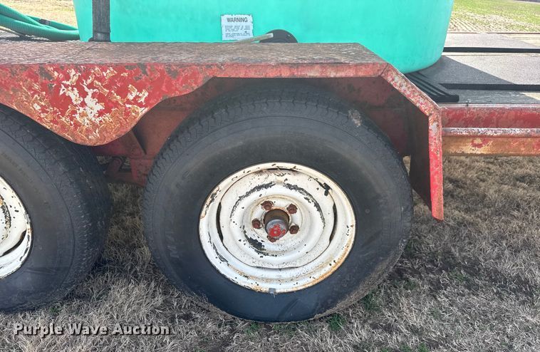 image for item ET1549 1977 Shop built equipment trailer