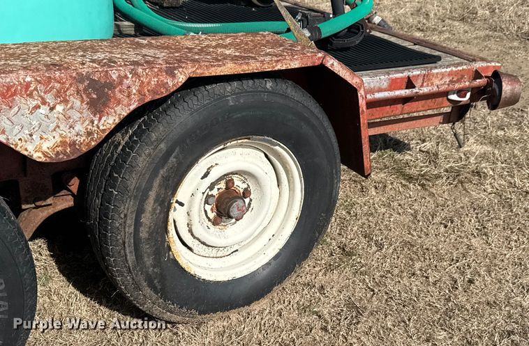 image for item ET1549 1977 Shop built equipment trailer