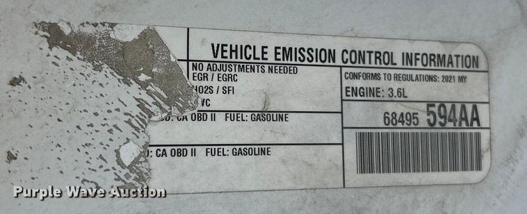 image for item ET6918 2021 Dodge Durango SSV SUV