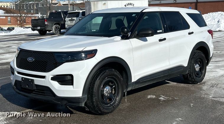 image for item ET6920 2022 Ford Explorer Police Interceptor SUV